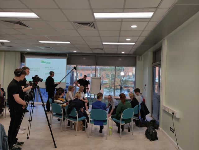 Filming the group work